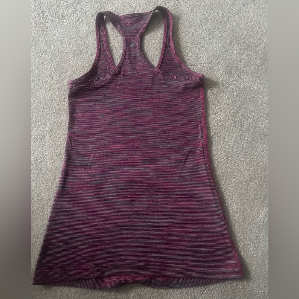 Striped lululemon tank top